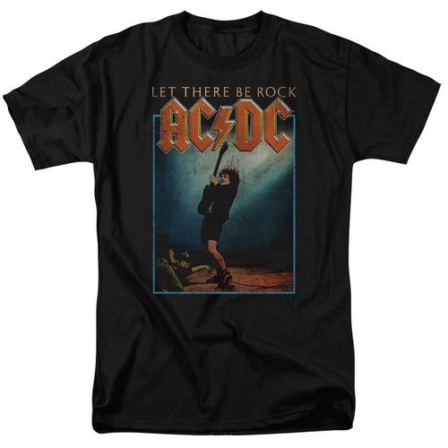 AC/DC Let There Be Rock Men's 18/1 100% Cotton Short-Sleeve T-Shirt