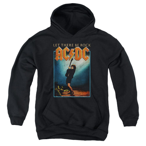 AC/DC Let There Be Rock Youth 50% Cotton 50% Poly Pull-Over Hoodie