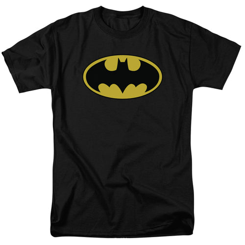 Batman Classic Logo Men's 18/1 Cotton Short-Sleeve T-Shirt