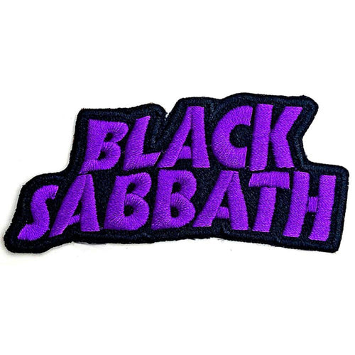 Black Sabbath Cut Out Wavy Logo Standard Woven Patch