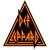 Def Leppard Logo Cut Out Standard Woven Patch