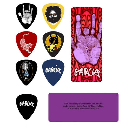 Grateful Dead Jerry Garcia - Hand Pick Tin Guitar Pick Tin