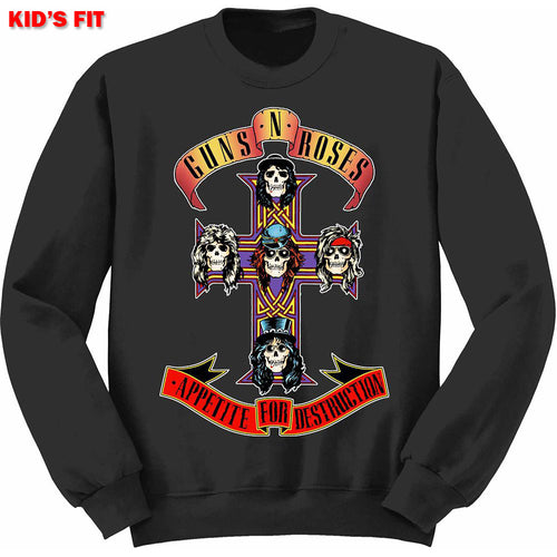 Guns N' Roses Appetite for Destruction Kids Sweatshirt