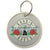 Guns N Roses Silver Circle Logo Keychain