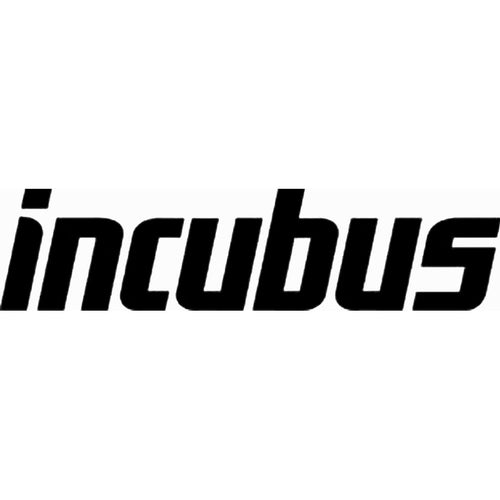 Incubus Thick Logo Rub-On Sticker - Black