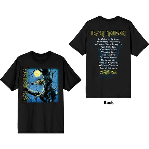 Iron Maiden Fear of the Dark Album Tracklisting Unisex T-Shirt