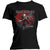 Iron Maiden Trooper Red Sky Ladies T-Shirt