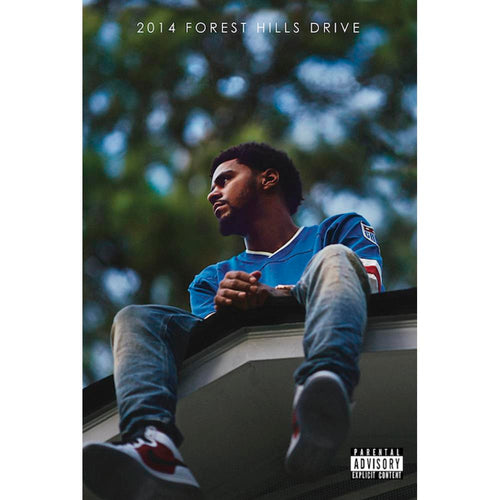 J. Cole 2014 Forest Hills Drive Poster - 24 In x 36 In Posters & Prints
