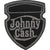 Johnny Cash Metallic Shield Standard Woven Patch