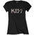 KISS Logo Ladies Diamante T-Shirt