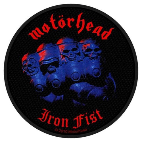 Motorhead Iron Fist Album Woven Sew-on Patch