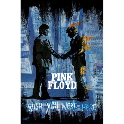Pink Floyd Wish You Were Here by Fishwick Poster - 24 In x 36 In Posters & Prints