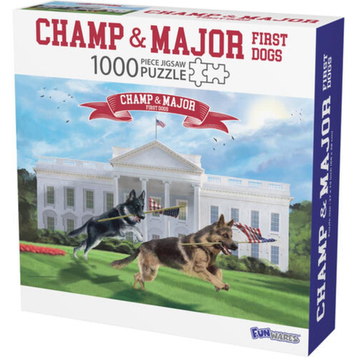Puzzles - Funwares Champ & Major First Dogs Puzzle