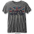 Queen Vintage Union Jack Unisex Burn Out T-Shirt