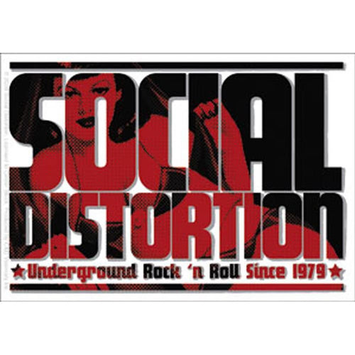 Social Distortion Logo Sticker