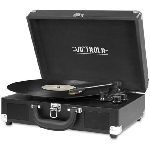 Victrola VSC550BTBK Bluetooth Suitcase Turntable Black