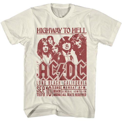 AC/DC Long Beach CA Adult Short-Sleeve T-Shirt