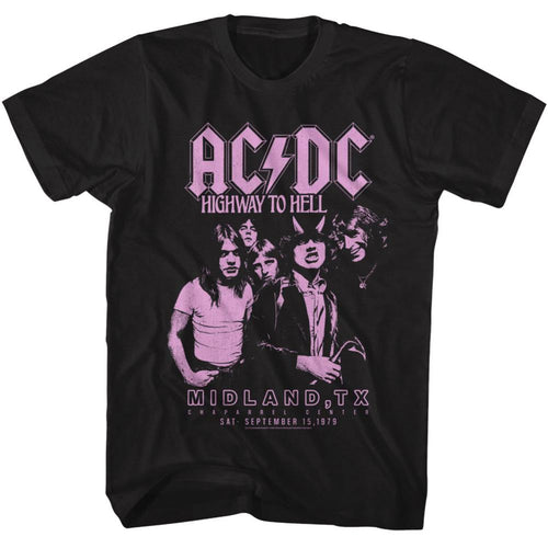 AC/DC Midland TX Adult Short-Sleeve T-Shirt