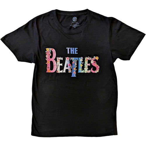 Beatles Floral Logo Unisex T-Shirt