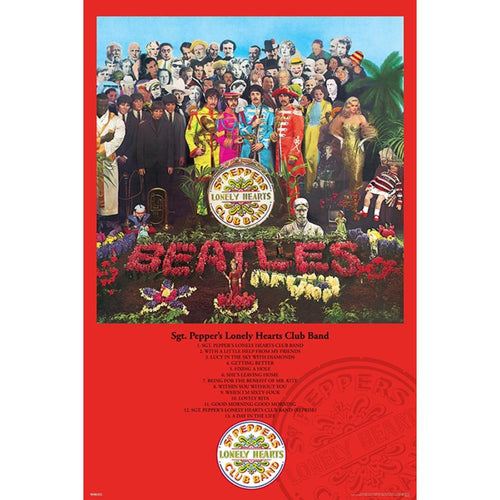 Beatles, The Sgt Pepper Poster 24 In x 36 In Posters & Prints