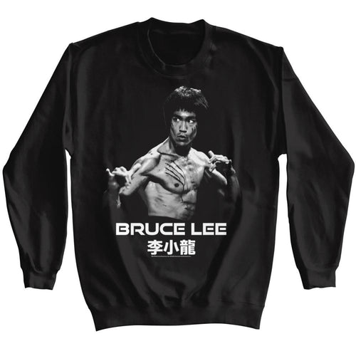 Bruce Lee Ready Adult Long-Sleeve Sweatshirt