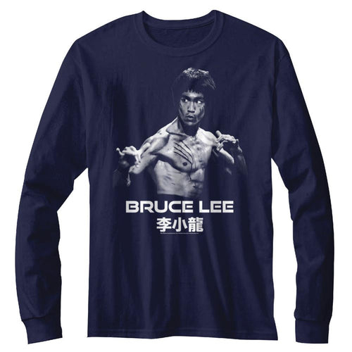 Bruce Lee Ready Adult Long-Sleeve T-Shirt