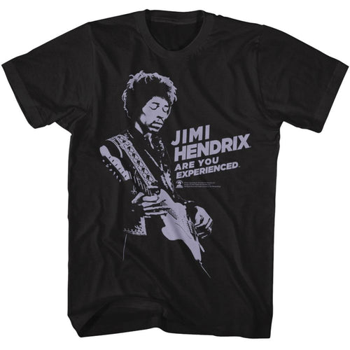 Jimi Hendrix Guitar Shadow Adult Short-Sleeve T-Shirt