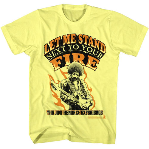 Jimi Hendrix Let Me Stand Adult Short-Sleeve T-Shirt