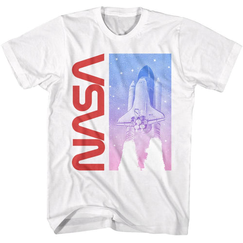 NASA Shuttle In Flight Adult Short-Sleeve T-Shirt