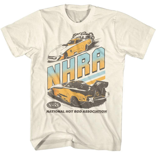 NHRA Two Funny Cars Adult Short-Sleeve T-Shirt