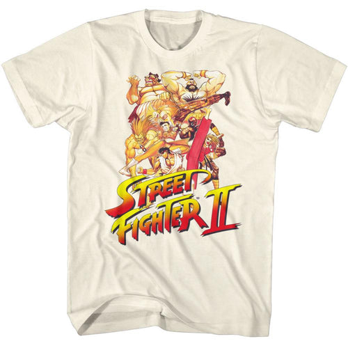 Street Fighter So Many Poses Adult Short-Sleeve T-Shirt