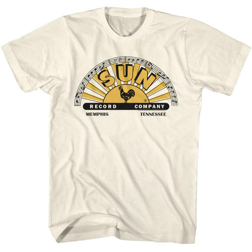 Sun Records Logo With Offset Color Adult Short-Sleeve T-Shirt