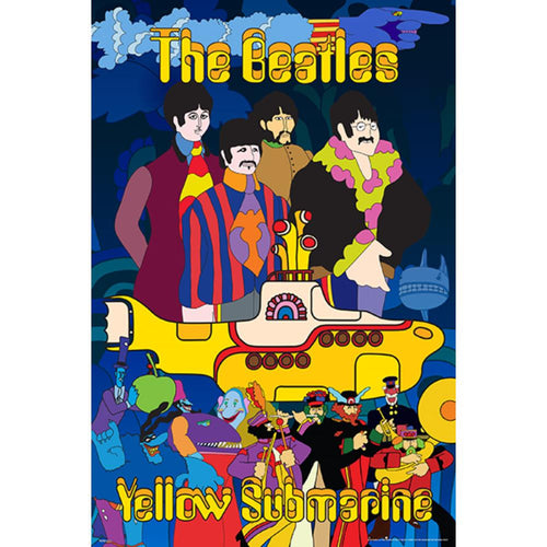 The Beatles Yellow Submarine Submarine Poster 24 In x 36 In Posters & Prints