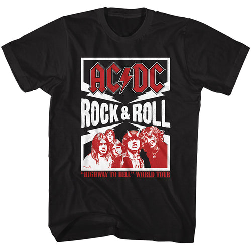 AC/DC AC/DC Rock And Roll Lightning Adult Short-Sleeve T-Shirt