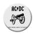 AC/DC About To Rock 1.25 Inch Button