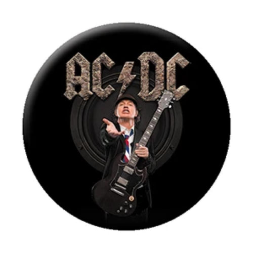 AC/DC Angus Reaching Out 1.25 Inch Button
