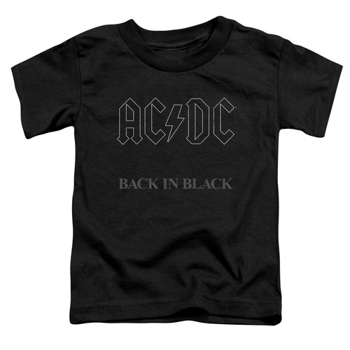 AC/DC Special Order Back In Black Toddler 18/1 100% Cotton Short-Sleeve T-Shirt