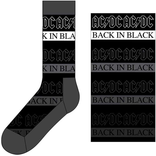 AC/DC Back In Black Unisex Ankle Socks