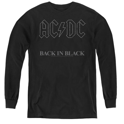 AC/DC Back In Black Youth LS T