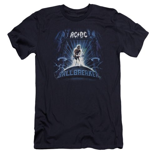 AC/DC Special Order Ballbreaker Men's Premium Ultra-Soft 30/1 100% Cotton Slim Fit T-Shirt - Eco-Friendly - Made In The USA