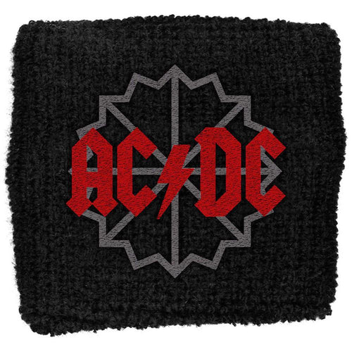 AC/DC Black Ice Logo Fabric Wristband