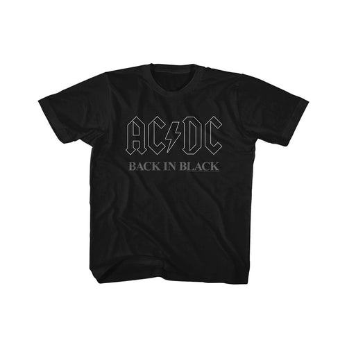AC/DC Special Order Backinblack3 Toddler S/S T-Shirt