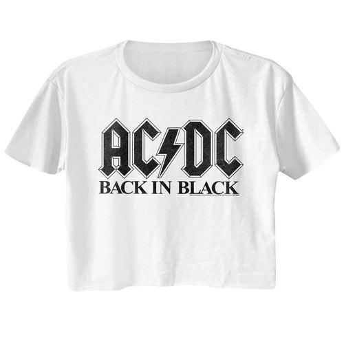 AC/DC Bib In Black Festical Cali Crop