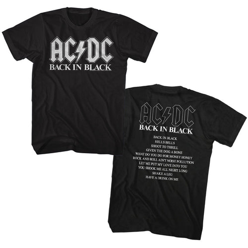 AC/DC Bnb Album Adult Short-Sleeve T-Shirt