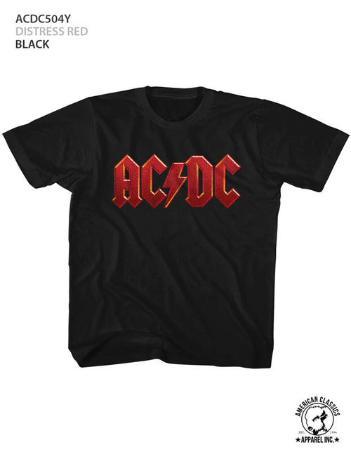 AC/DC Special Order Distress Red Toddler S/S T-Shirt