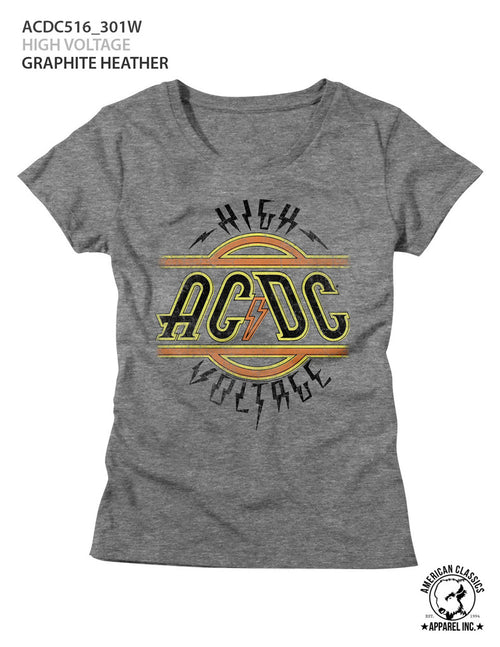 AC/DC High Voltage Ladies Short-Sleeve T-Shirt