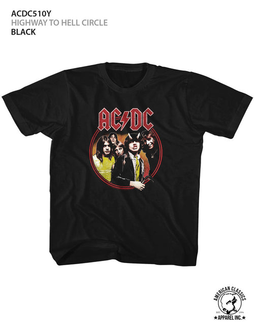 AC/DC Special Order Highway To Hell Circle Toddler S/S T-Shirt