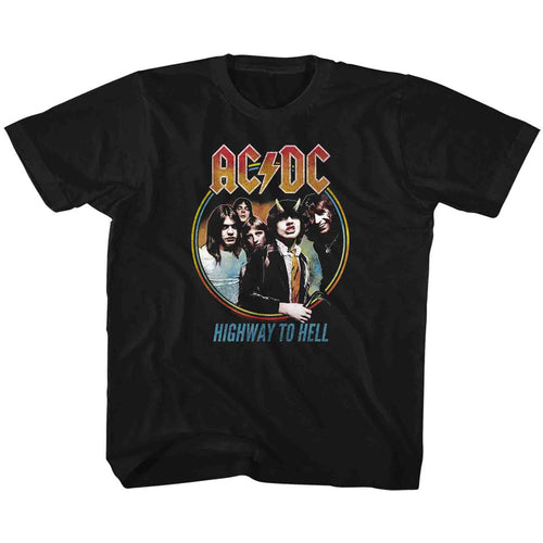 AC/DC Highway To Hell Tricolor Toddler Short-Sleeve T-Shirt