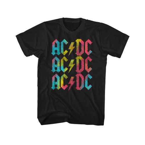 AC/DC Special Order Multicolor Adult S/S T-Shirt