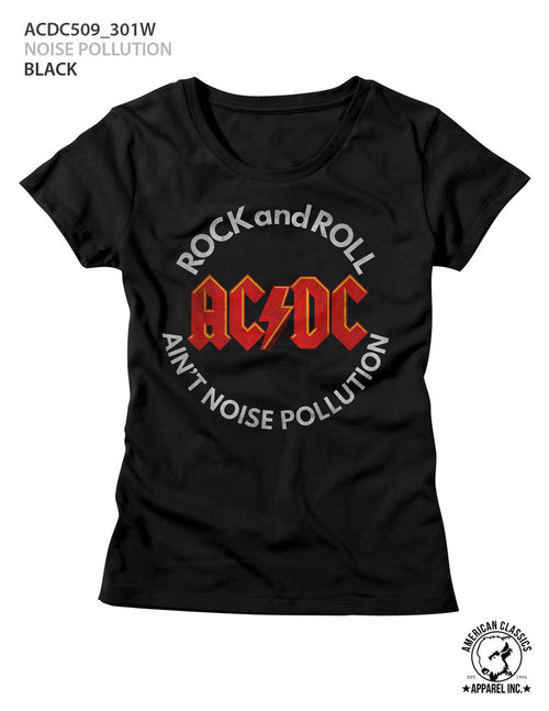AC/DC Special Order Noise Pollution Ladies S/S T-Shirt
